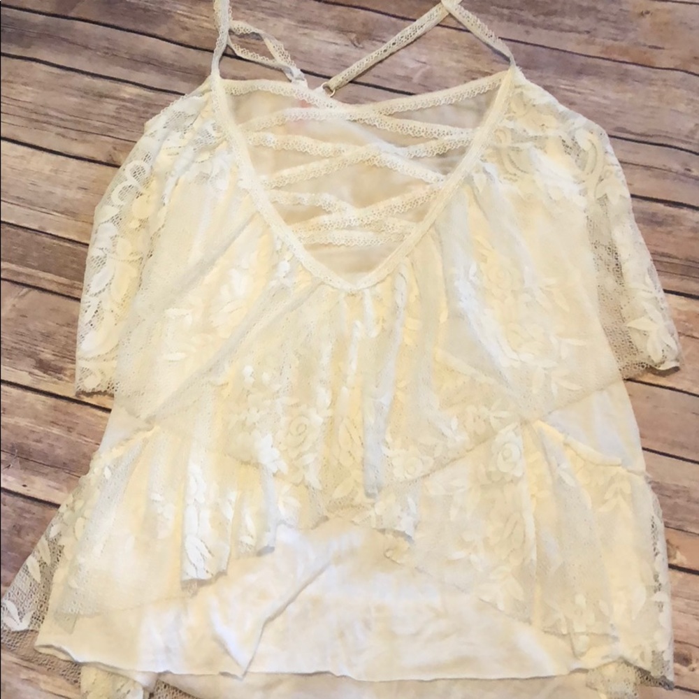 Free People Lace Tank